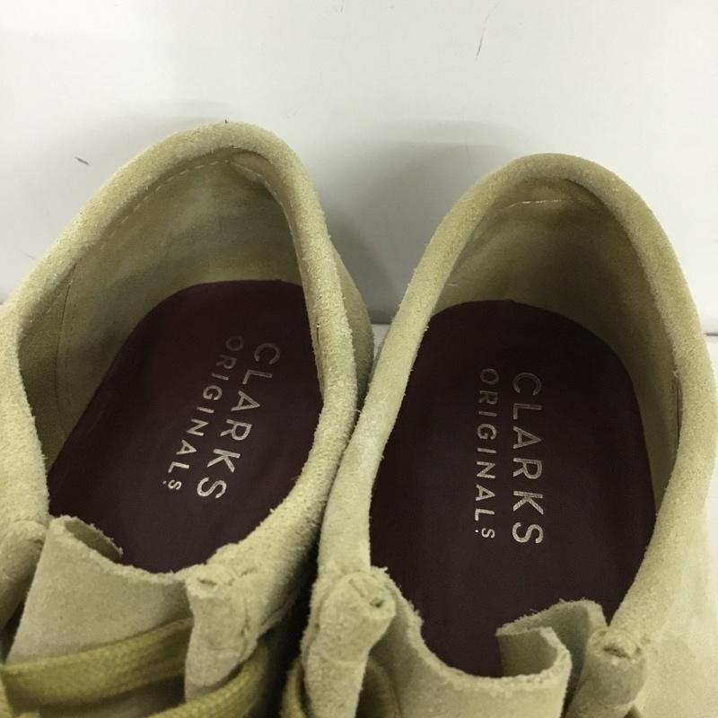 クラークス Clarks ブーツ ショートブーツ 61284821 ワラビー UK7.5 US8.5 US:8.5 無地 ベージュ / ベージュ / メンズ USED 古着 中古 10148646