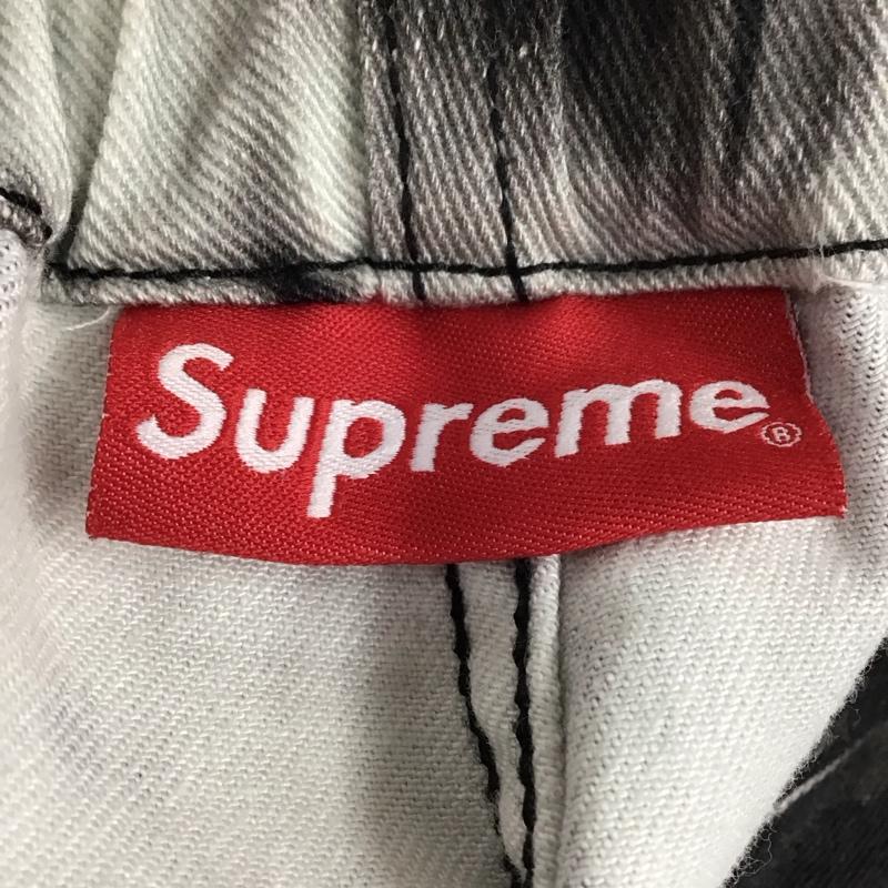 シュプリーム Supreme パンツ ワークパンツ、ペインターパンツ 20SS LibertyFloralBeltedPant タイダイパンツ ワイドパンツ M 総柄 白 / ホワイト / X 黒 / ブラック /  メンズ USED 古着 中古 10124313