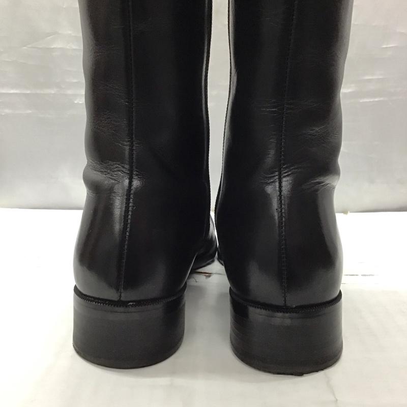 リーガル REGAL ブーツ ロングブーツ SK4FF79D サイドファスナー 34 箱有 無地 黒 / ブラック / レディース USED 古着 中古 10121053