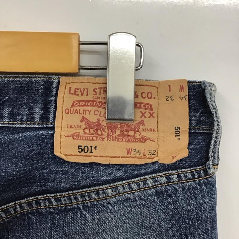 リーバイストラウスアンドコー Levi Strauss & co. パンツ デニム、ジーンズ デニムパンツ スリムパンツ ジーンズ 34 無地 インディゴ / インディゴ /  メンズ USED 古着 中古 10124655