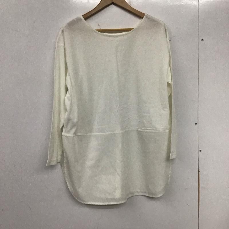 レプシィム LEPSIM Tシャツ 長袖 M 無地 白 / ホワイト / レディース USED 古着 中古 10134673