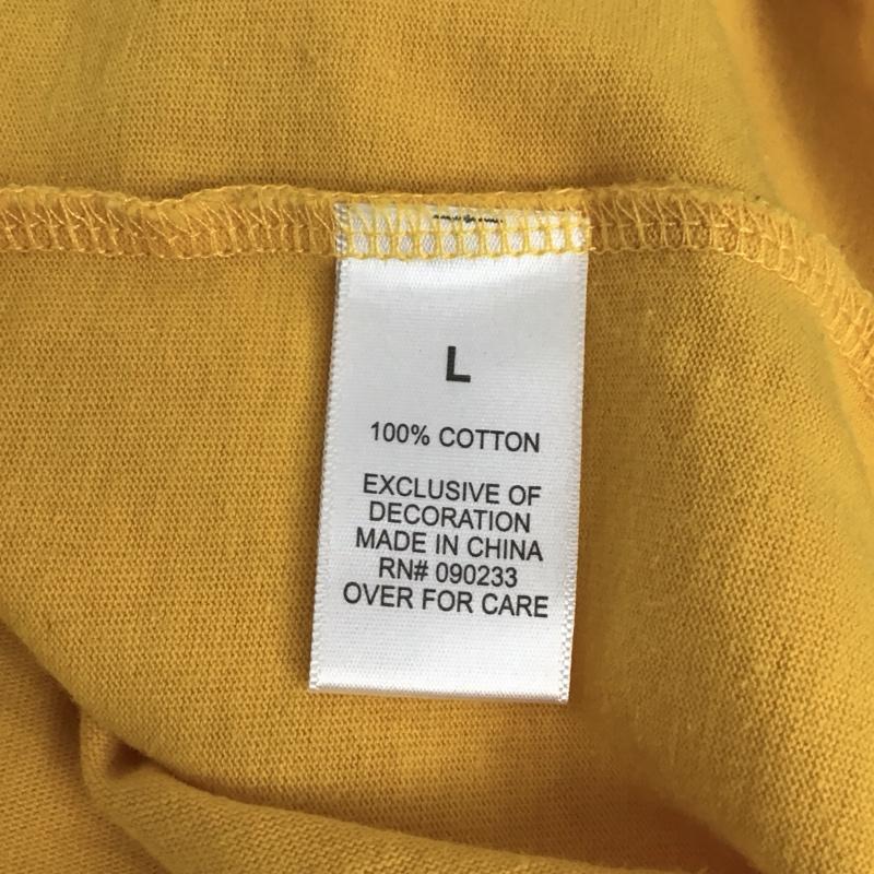 エッセンシャルズ ESSENTIALS カットソー 長袖 長袖カットソー クルーネックカットソー ロングスリーブカットソー L 無地 黄 / イエロー / メンズ USED 古着 中古 10123533