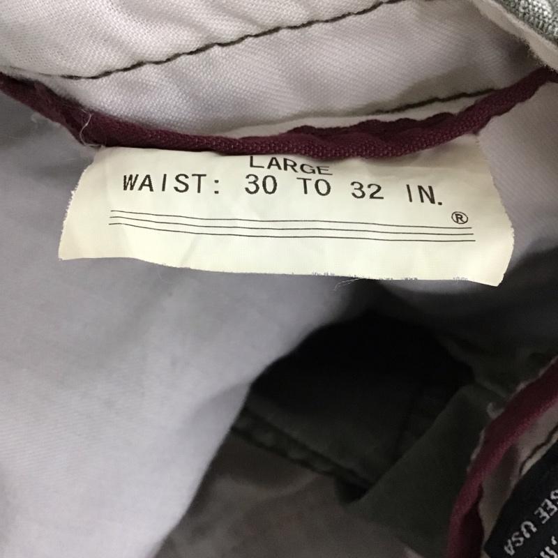 アルファインダストリー Alpha Industries パンツ ワークパンツ、ペインターパンツ L 無地 カーキ / カーキ / メンズ USED 古着 中古 10131444
