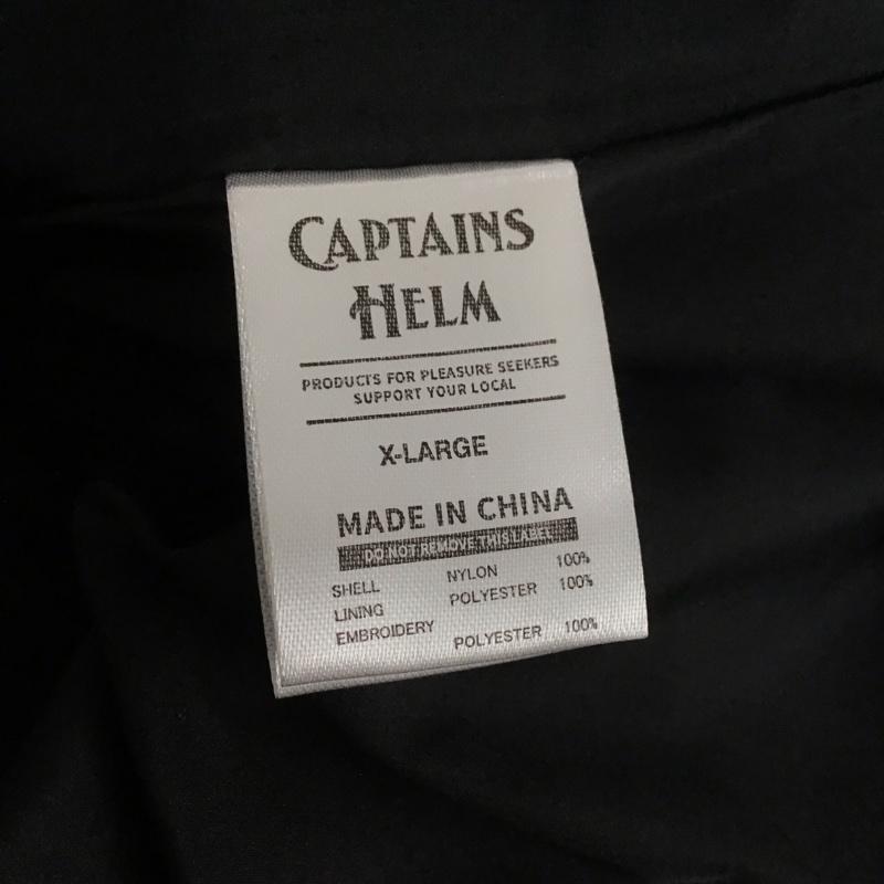キャプテンズヘルム Captains Helm ジャケット、上着 ジャンパー、ブルゾン コーチジャケット XL 刺繍 黒 / ブラック / メンズ USED 古着 中古 10106674