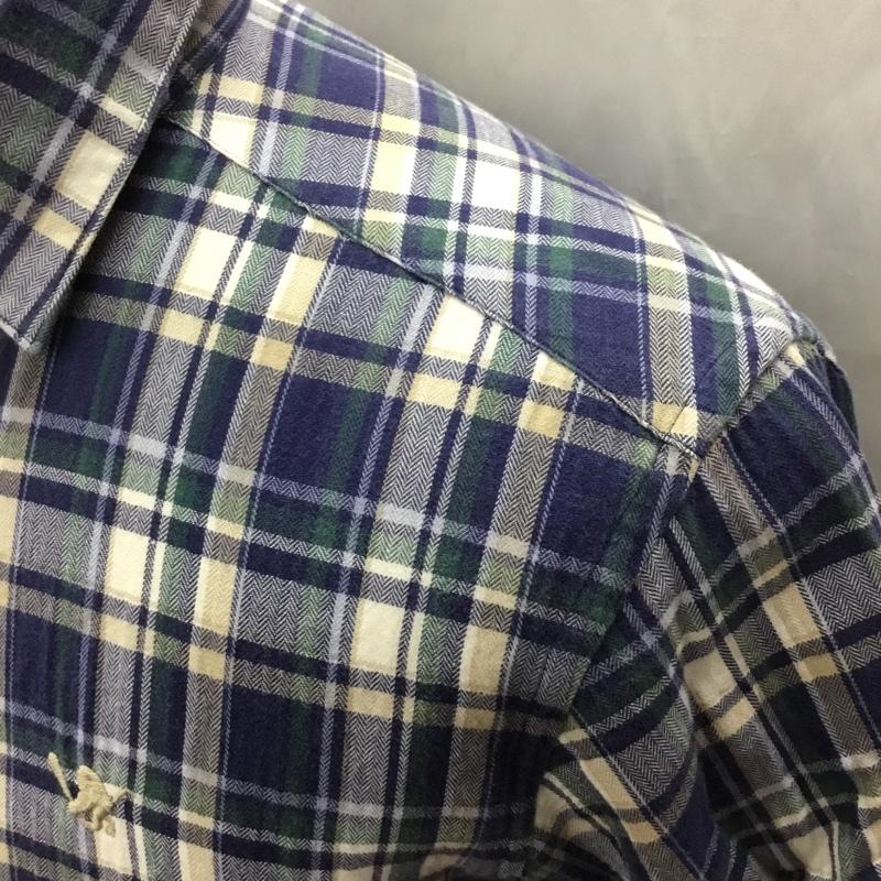 サンタスティック SANTASTIC! シャツ、ブラウス 半袖 半袖シャツ カラーシャツ 半袖カットソー チェックシャツ M チェック マルチカラー / マルチカラー /  メンズ USED 古着 中古 10112291