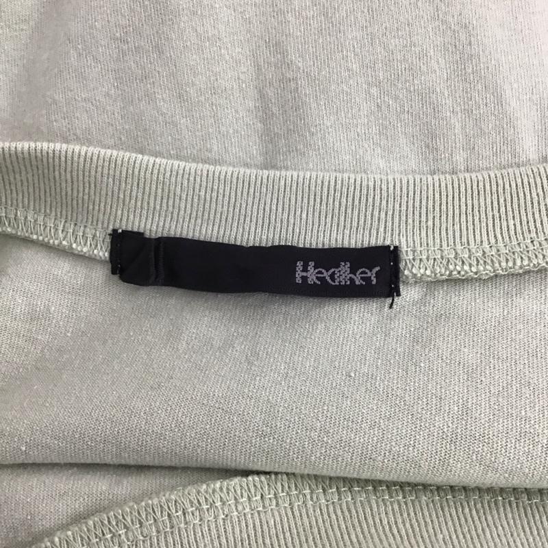 ヘザー Heather カットソー 半袖 半袖カットソー 無地Tシャツ クルーネックカットソー フレア FREE 無地 緑 / グリーン / レディース USED 古着 中古 10122708