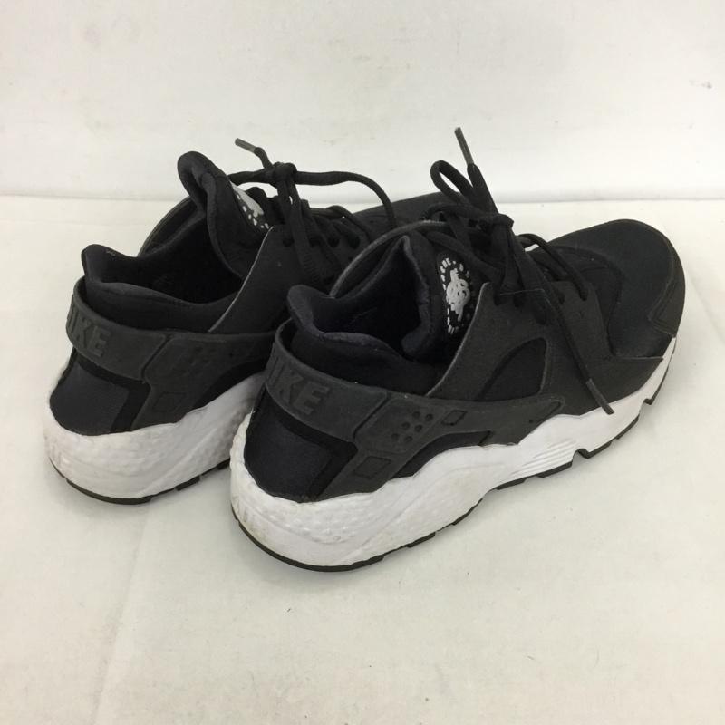 ナイキ NIKE スニーカー スニーカー 634835-006 WMNS AIR HUARACHE RUN エアハラチ 25cm 25.0cm ロゴ、文字 黒 / ブラック / X 白 / ホワイト / レディース USED 古着 中古 10128295