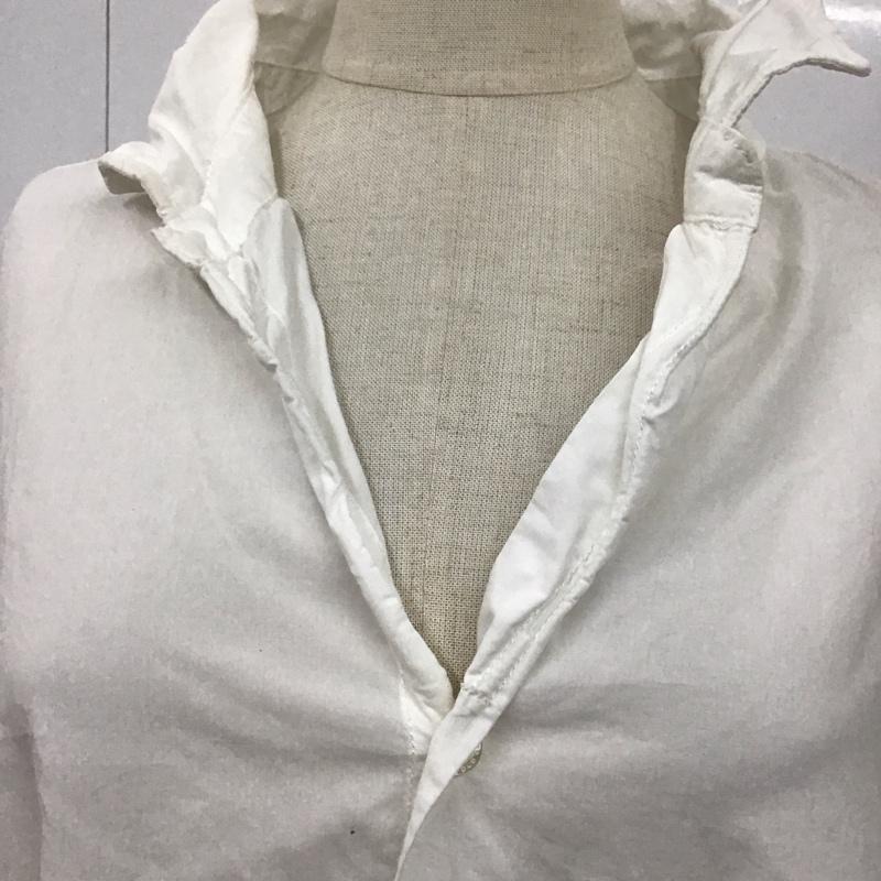 ニコアンド niko and... ワンピース ロングスカート ST95DH01AD スキッパー 長袖 シャツワンピース M 無地 白 / ホワイト / レディース USED 古着 中古 10115007