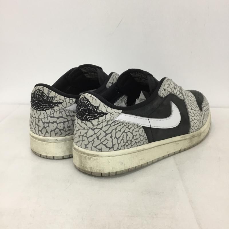 ナイキ NIKE スニーカー スニーカー CZ0790-001 AIR JORDAN 1 LOW OG 27cm 箱有 27.0cm ロゴ、文字 黒 / ブラック / X 灰 / グレー / メンズ USED 古着 中古 10138472