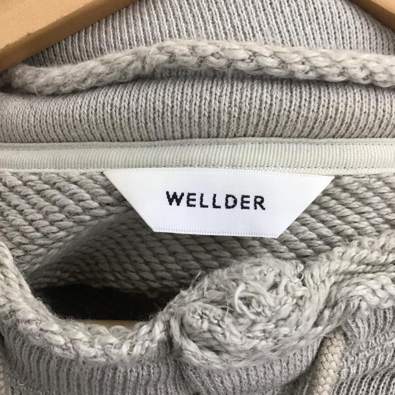 ウェルダー WELLDER トレーナー 長袖 wm21acs05 CutOffCollarSweat 長袖スウェット プルオーバー 3 無地 灰 / グレー / メンズ USED 古着 中古 10137127