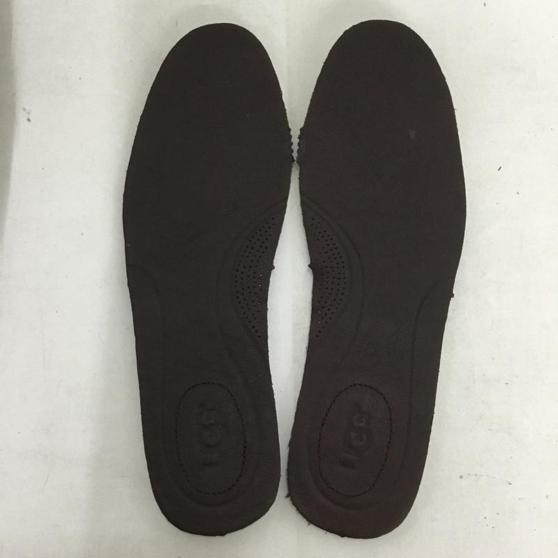 アグ UGG カジュアルシューズ カジュアルシューズ 1004247 CHESTER レザー 27cm インソール付き 27.0cm ロゴ、文字 茶 / ブラウン / メンズ USED 古着 中古 10138335