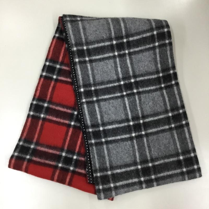 ベグアンドコー Begg & Co マフラー マフラー リバーシブル チェック 水玉 ウール ドット マルチカラー / マルチカラー / レディース USED 古着 中古 10106203