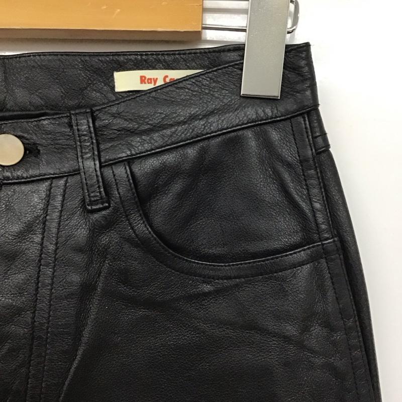 レイカズン Ray Cassin ボトムス ボトムス 192-33001 レザーパンツ 牛革 M 無地 黒 / ブラック / レディース USED 古着 中古 10138628