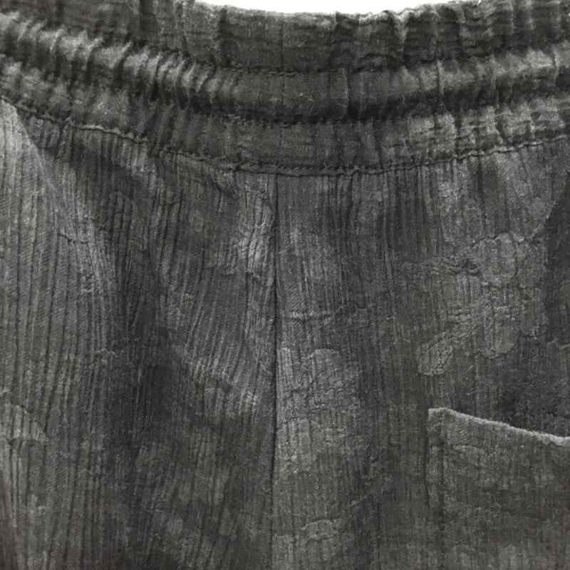 ザラ ZARA パンツ スラックス 6861/430/801 ワイドパンツ リラックスパンツ カジュアルパンツ M 総柄 チャコールグレー / チャコールグレー /  メンズ USED 古着 中古 10121960