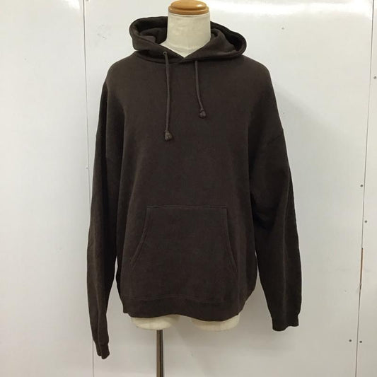 フリークスストア FREAK S STORE パーカー 長袖 gr21aw-02 プルオーバーパーカー 長袖スウェット トレーナー L 無地 茶 / ブラウン /  メンズ USED 古着 中古 10120630