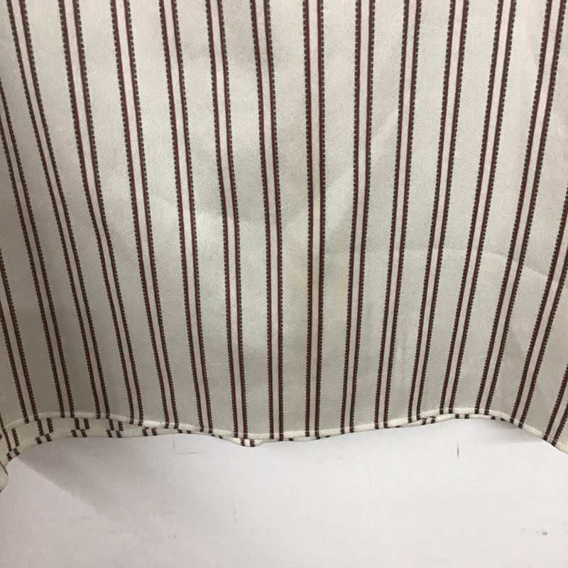 アンタイトル UNTITLED カットソー 長袖 2 ストライプ 白 / ホワイト / レディース USED 古着 中古 10132128