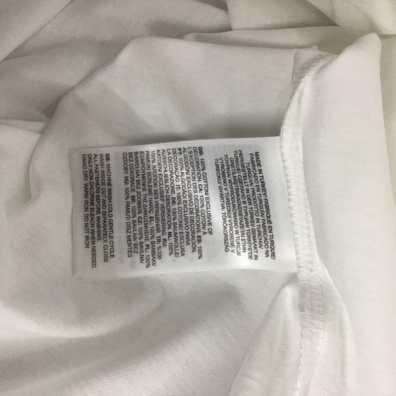 ザノースフェイス THE NORTH FACE Tシャツ 半袖 NF0A87NPFN4 XL ロゴ、文字 X プリント 白 / ホワイト / X 赤 / レッド / メンズ USED 古着 中古 10132542