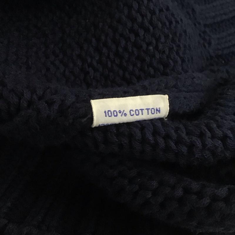 ポロバイラルフローレン Polo by RALPH LAUREN ニット、セーター 長袖 M 無地 紺 / ネイビー / メンズ USED 古着 中古 10106376