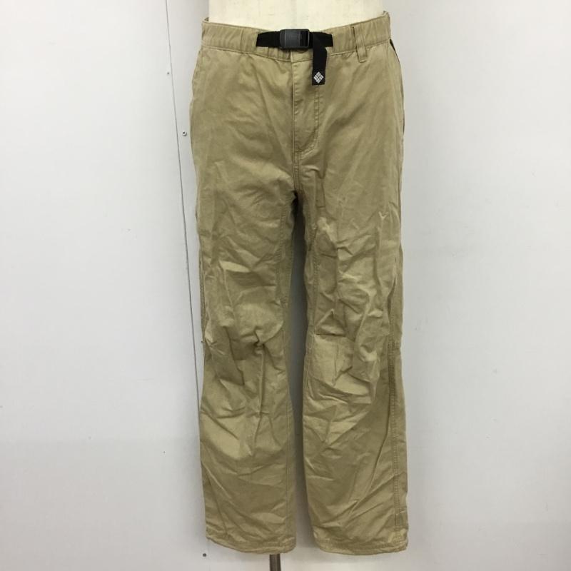 コロンビア Columbia ボトムス ボトムス 112 PM8705 カッシュマンパンツ アウトドア S ロゴ、文字 ベージュ / ベージュ / メンズ USED 古着 中古 10119855