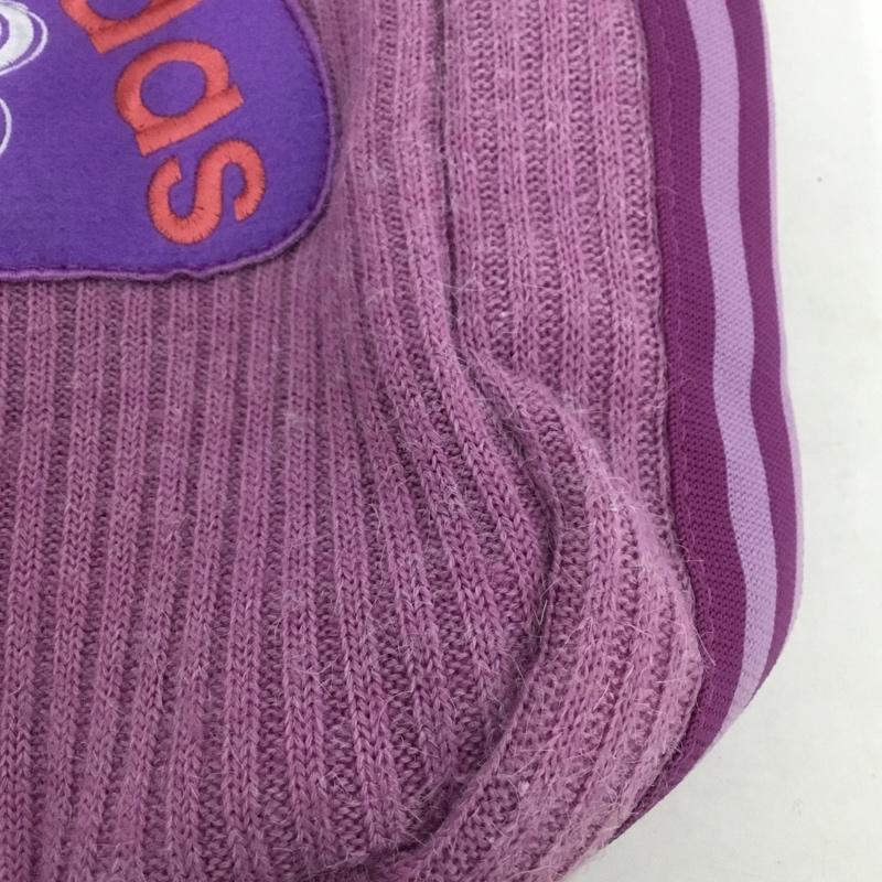アディダス adidas トートバッグ トートバッグ ウール混 ロゴ、文字 紫 / パープル / レディース USED 古着 中古 10134638