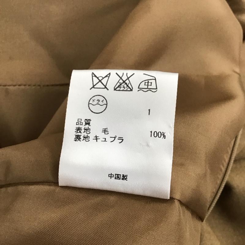 ジユウク 自由区 ワンピース ひざ丈スカート 40 無地 茶 / ブラウン / レディース USED 古着 中古 10122256