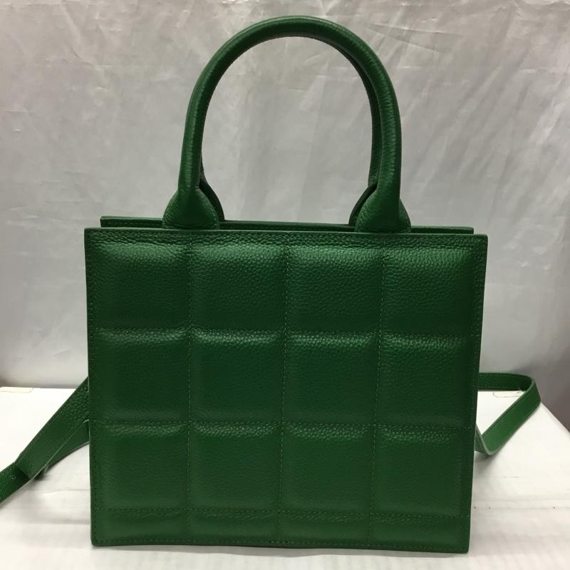 ヌエール nouer ショルダーバッグ ショルダーバッグ ハンドバッグ 2WAY キルティング フェイクレザー 無地 緑 / グリーン / レディース USED 古着 中古 10121494
