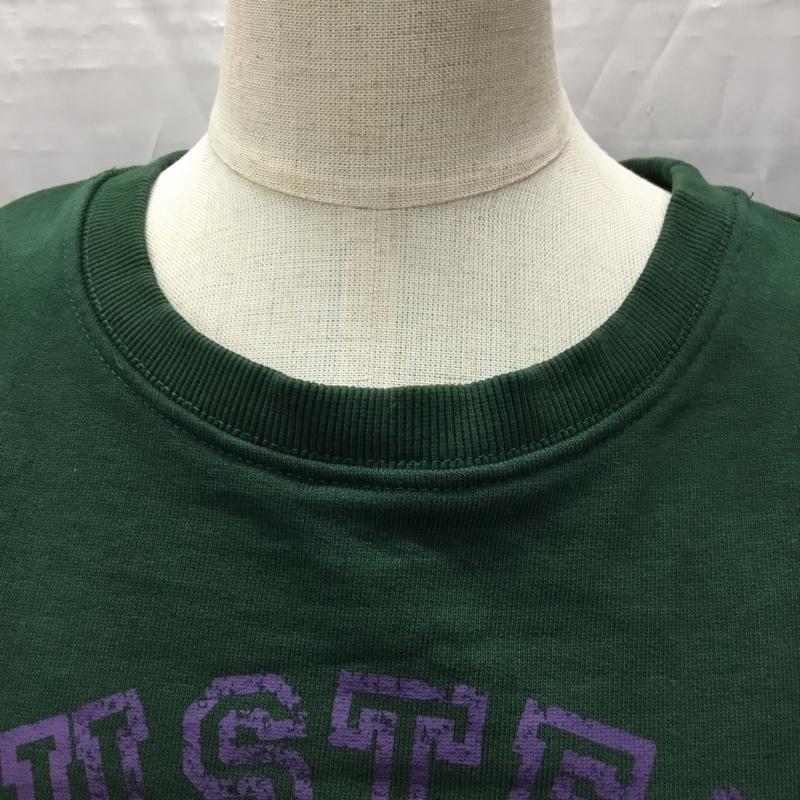 アメリカンホリック AMERICAN HOLIC トレーナー 長袖 HA23L1C4140 ロゴプリント裏毛スウェット1 L ロゴ、文字 緑 / グリーン / レディース USED 古着 中古 10107354