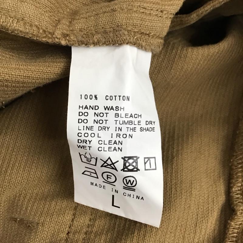 インヘリット INHERIT パンツ ワークパンツ、ペインターパンツ コーデュロイパンツ スリムパンツ ストレートパンツ カジュアルパンツ L 無地 ベージュ / ベージュ / メンズ USED 古着 中古 10117471