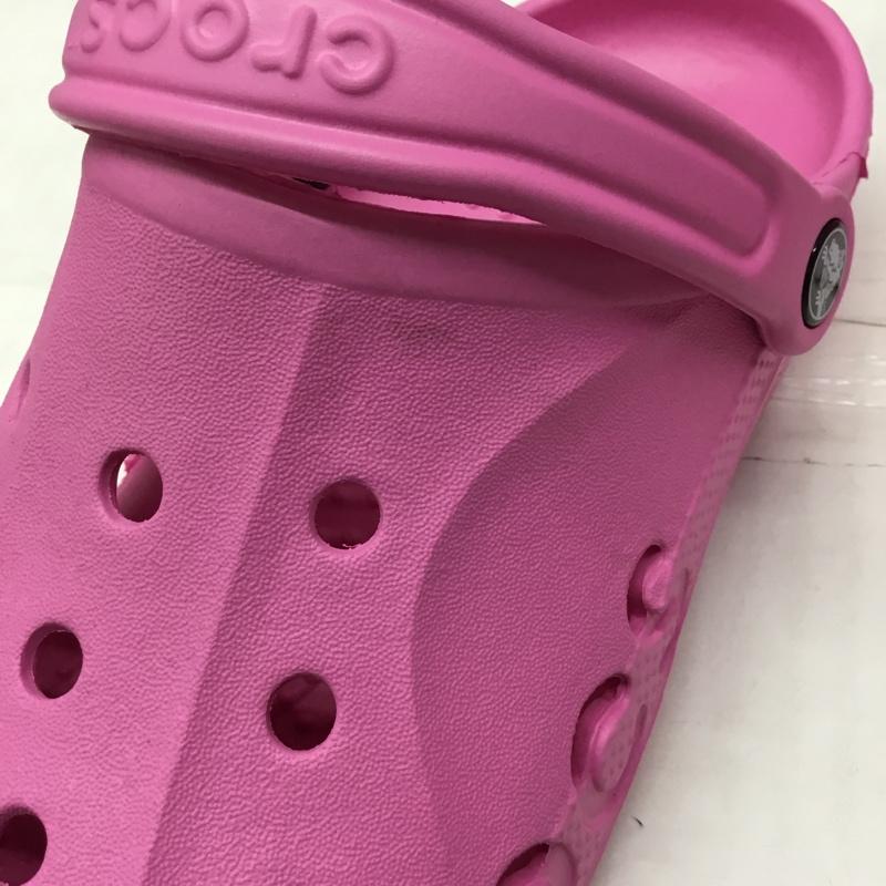 クロックス crocs サンダル サンダル 10126-6U9 baya バヤ 24cm 24.0cm ロゴ、文字 桃 / ピンク / レディース USED 古着 中古 10111539