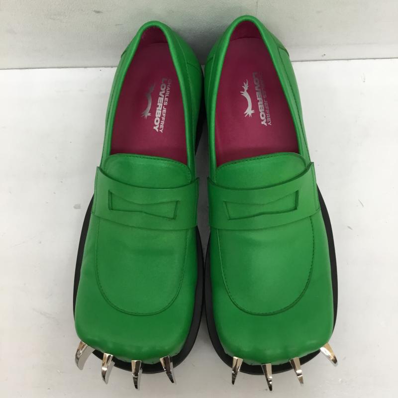 ユーズドクロージング used clothes ローファー ローファー LOVERBOY 26.5cm 無地 緑 / グリーン / メンズ USED 古着 中古 10129987