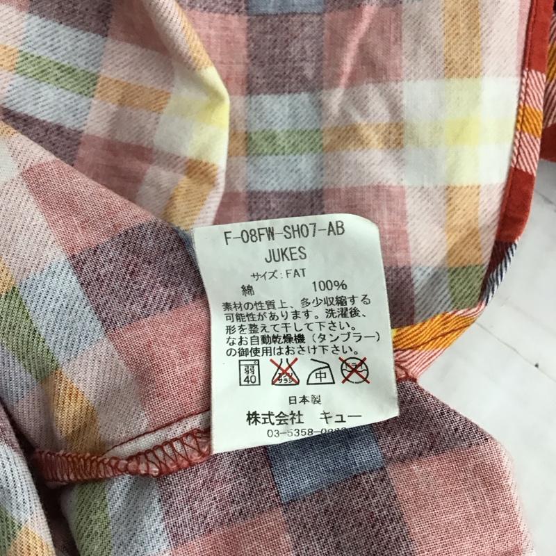 エフエイティー FAT シャツ、ブラウス 長袖 XL チェック マルチカラー / マルチカラー / メンズ USED 古着 中古 10124051