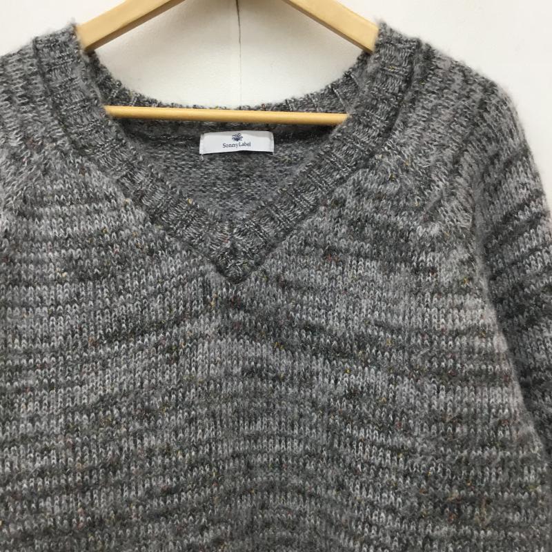 サニーレーベル Sonny Label ニット、セーター 長袖 FREE 灰 / グレー / レディース USED 古着 中古 10137910