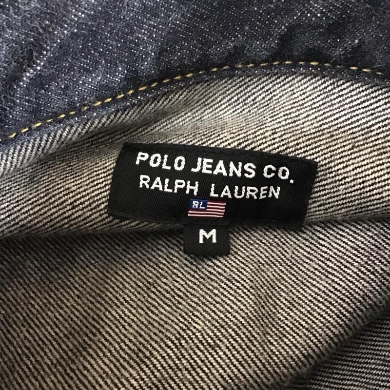 ポロジーンズ Polo Jeans Co. ジャケット、上着 ジャケット、ブレザー JR-WJ-BA-2101 RALPH LAUREN デニムジャケット Gジャン M 無地 インディゴ / インディゴ / レディース USED 古着 中古 10118227