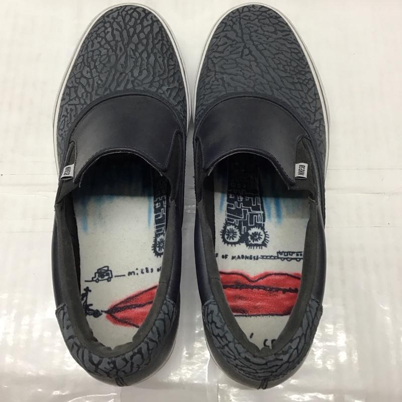 ナイキ NIKE スニーカー スニーカー 580400-404 スリッポン 28cm 28.0cm ロゴ、文字 紺 / ネイビー / メンズ USED 古着 中古 10114528