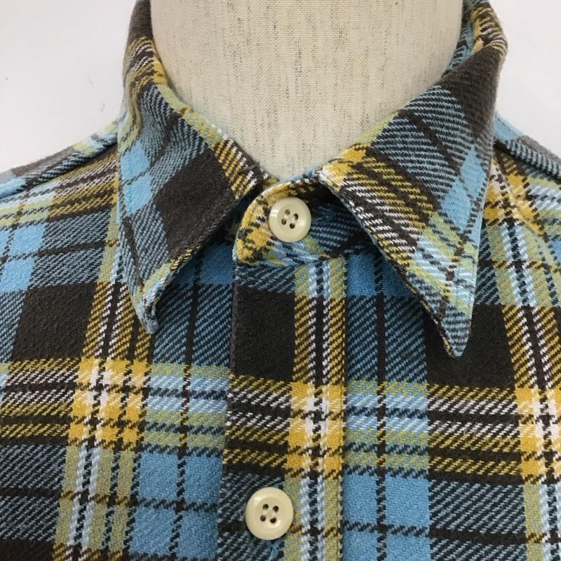 シュガーケーン SUGAR CANE シャツ、ブラウス 長袖 長袖シャツ カラーシャツ ポケットシャツ 長袖カットソー チェックシャツ S チェック マルチカラー / マルチカラー / メンズ USED 古着 中古 10106307