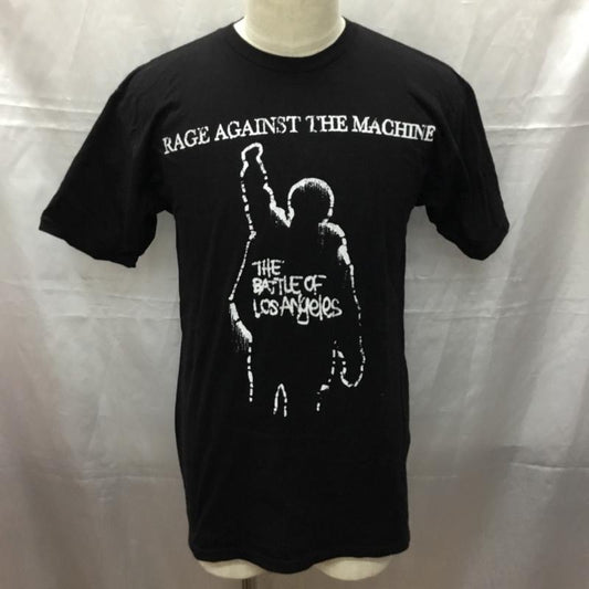 古着 USED Tシャツ 半袖 半袖カットソー プリントTシャツ クルーネックカットソー バンドTシャツ M プリント 黒 / ブラック /  メンズ USED 古着 中古 10111308