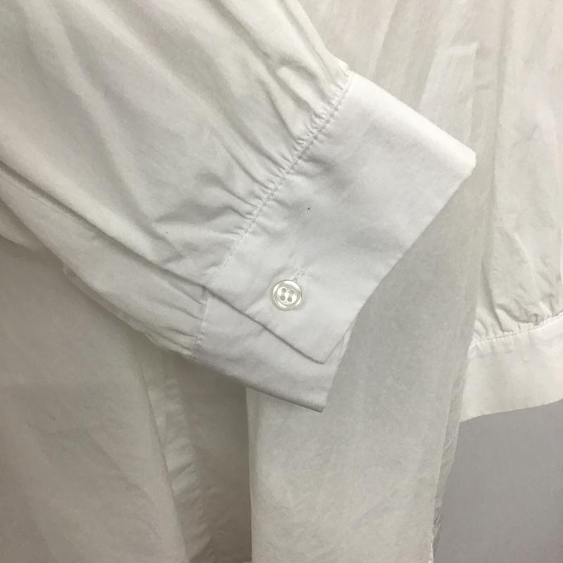 ザラウーマン ZARA WOMAN シャツ、ブラウス 長袖 M 無地 白 / ホワイト / レディース USED 古着 中古 10106132