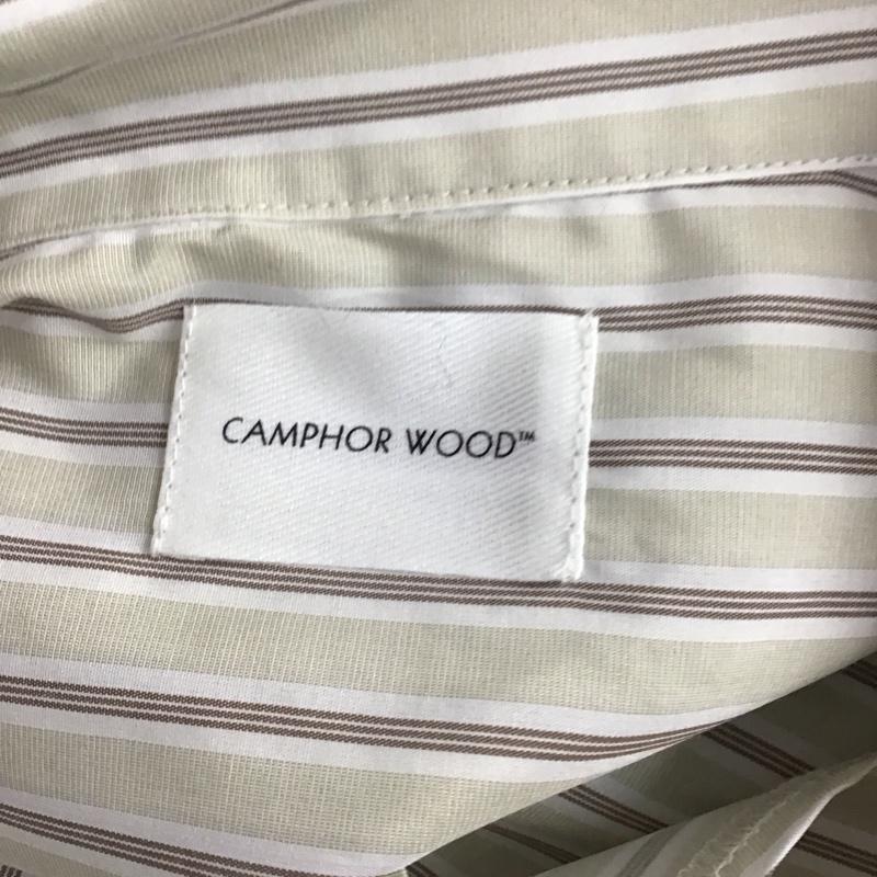 古着 USED シャツ、ブラウス 長袖 CAMPHOR WOOD CW0081 開襟シャツ オープンカラーシャツ 刺繍 M ストライプ マルチカラー / マルチカラー / レディース USED 古着 中古 10123527