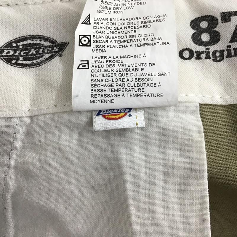 ディッキーズ Dickies パンツ ワークパンツ、ペインターパンツ ワークパンツ ワイドパンツ カジュアルパンツ 33インチ 無地 ベージュ / ベージュ /  メンズ USED 古着 中古 10122751