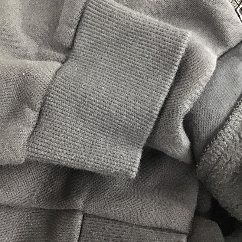 アディダス adidas パーカー 長袖 gf6977 ジップパーカー スポーツウェア ロゴ、文字 黒 / ブラック / メンズ USED 古着 中古 10144550