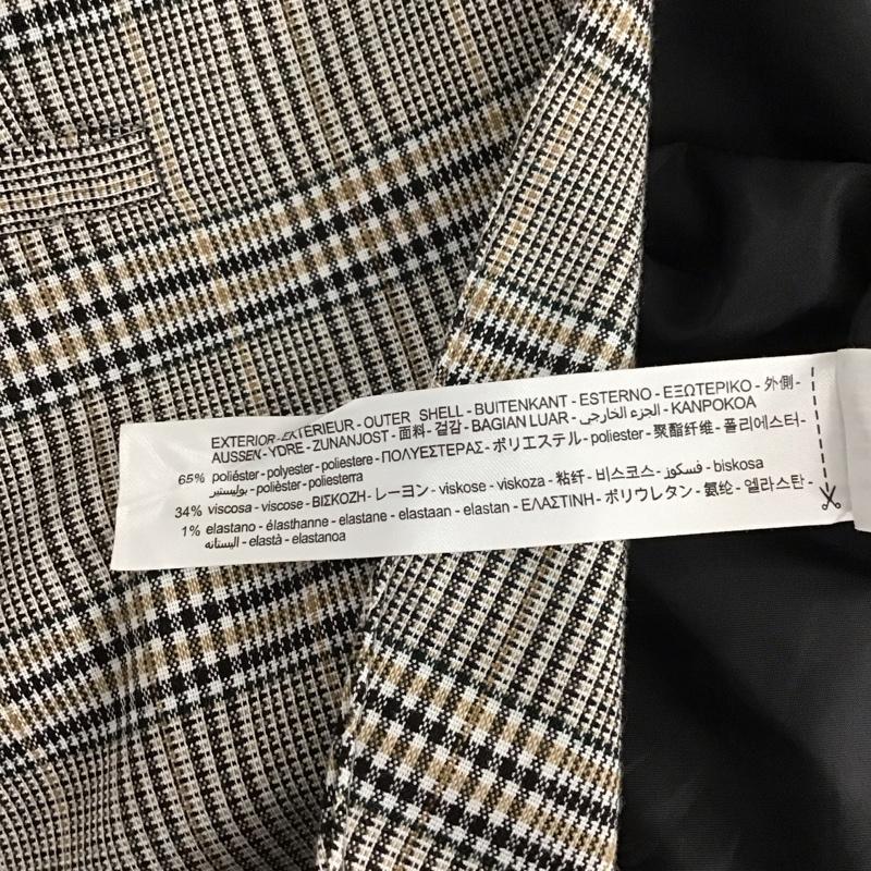 ザラ ZARA ジャケット、上着 ジャケット、ブレザー 36 チェック 灰 / グレー / レディース USED 古着 中古 10133882