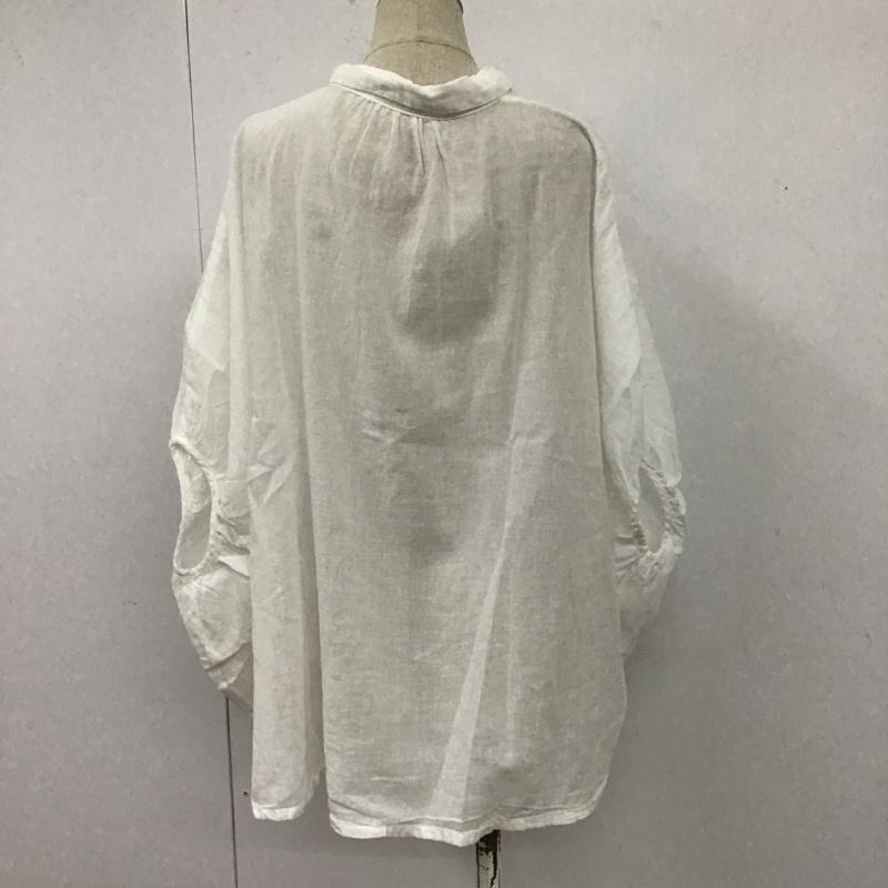 スタディオクリップ studio CLIP シャツ、ブラウス 半袖 FREE 無地 白 / ホワイト / レディース USED 古着 中古 10106159