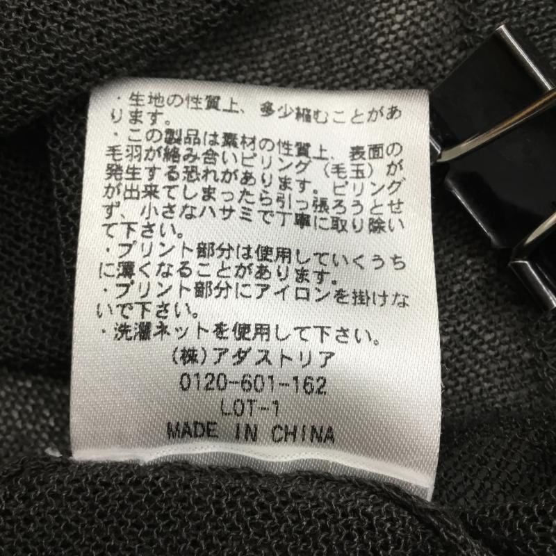 グローバルワーク GLOBAL WORK カットソー 半袖 M ロゴ、文字 チャコールグレー / チャコールグレー / レディース USED 古着 中古 10141848