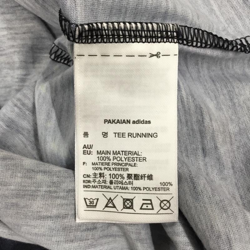アディダスオリジナルス adidas originals Tシャツ 半袖 AJ7871 RainyLongRunningS/STee 半袖カットソー スポーツウェア クルーネックカットソー M ロゴ、文字 マルチカラー / マルチカラー / メンズ USED 古着 中古 10106584