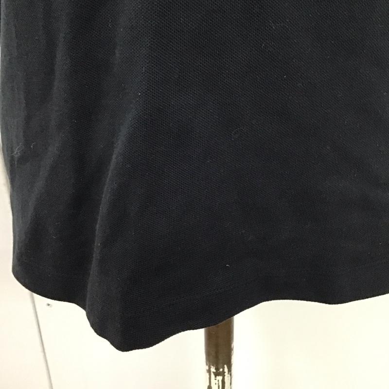 バーバリー BURBERRY ポロシャツ 半袖 1 無地 黒 / ブラック / レディース USED 古着 中古 10127754