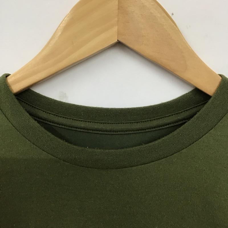 ザノースフェイス THE NORTH FACE Tシャツ 半袖 NTW31600 M プリント X ロゴ、文字 カーキ / カーキ / レディース USED 古着 中古 10129330