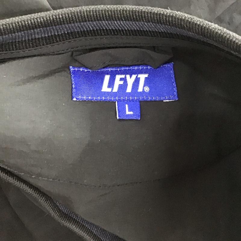 ラファイエット Lafayette カットソー 長袖 長袖カットソー Vネックカットソー ナイロンジャケット プルオーバー L ロゴ、文字 黒 / ブラック / メンズ USED 古着 中古 10126226