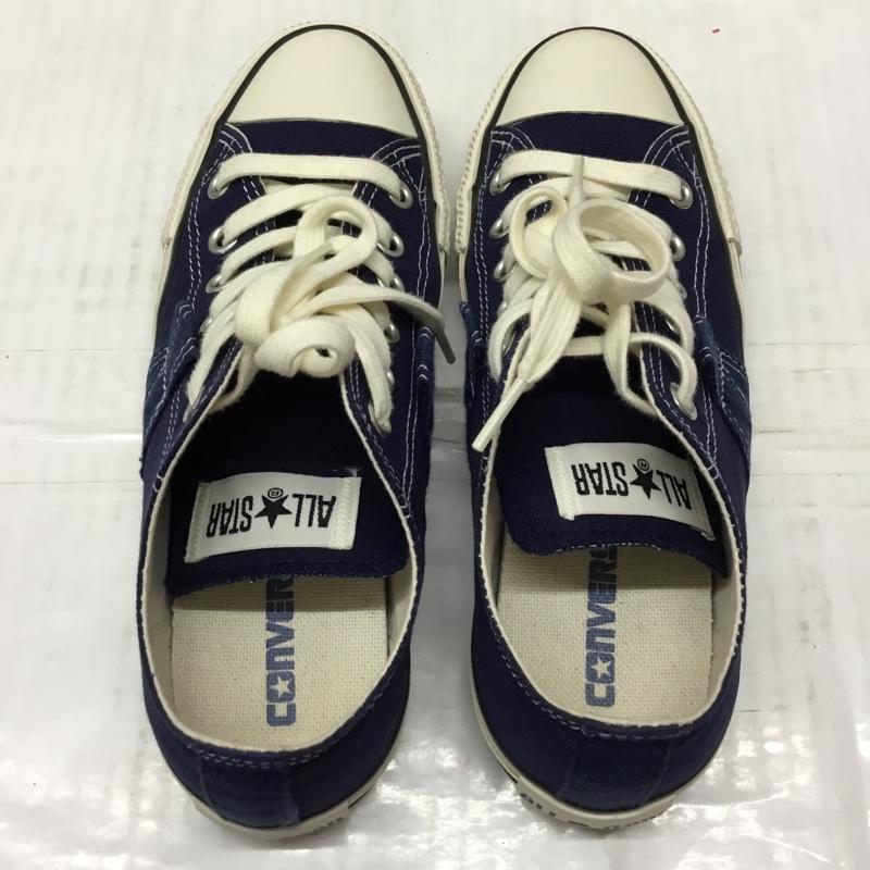 コンバース CONVERSE スニーカー スニーカー 1SD251 ローカット 24cm 24.0cm ロゴ、文字 紺 / ネイビー / X アイボリー / アイボリー / レディース USED 古着 中古 10108848