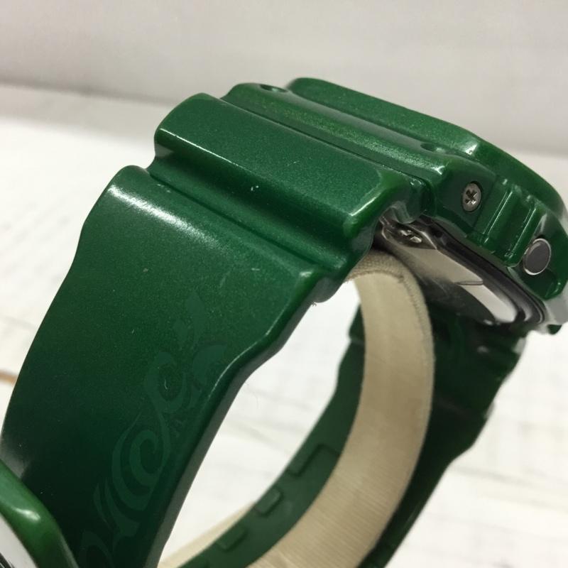 ジーショック G-SHOCK 腕時計 デジタル GLX-5600A スクエア G-LIDE ロゴ、文字 緑 / グリーン / メンズ USED 古着 中古 10106398