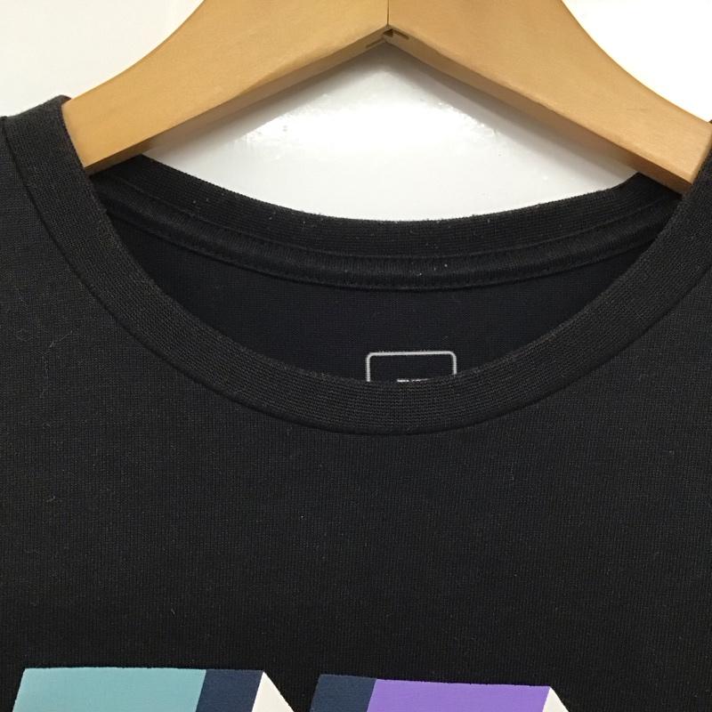ザノースフェイス THE NORTH FACE Tシャツ 半袖 NTW31904 S/S TNF ROCK 3D Tee M ロゴ、文字 X プリント 黒 / ブラック / レディース USED 古着 中古 10130285